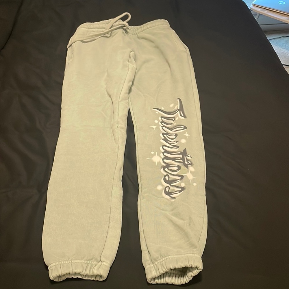 NWOT WOMEN’S TALENTLESS PASTEL MINT GREEN SWEATPANTS JOGGERS SIZE EXTRA SMALL